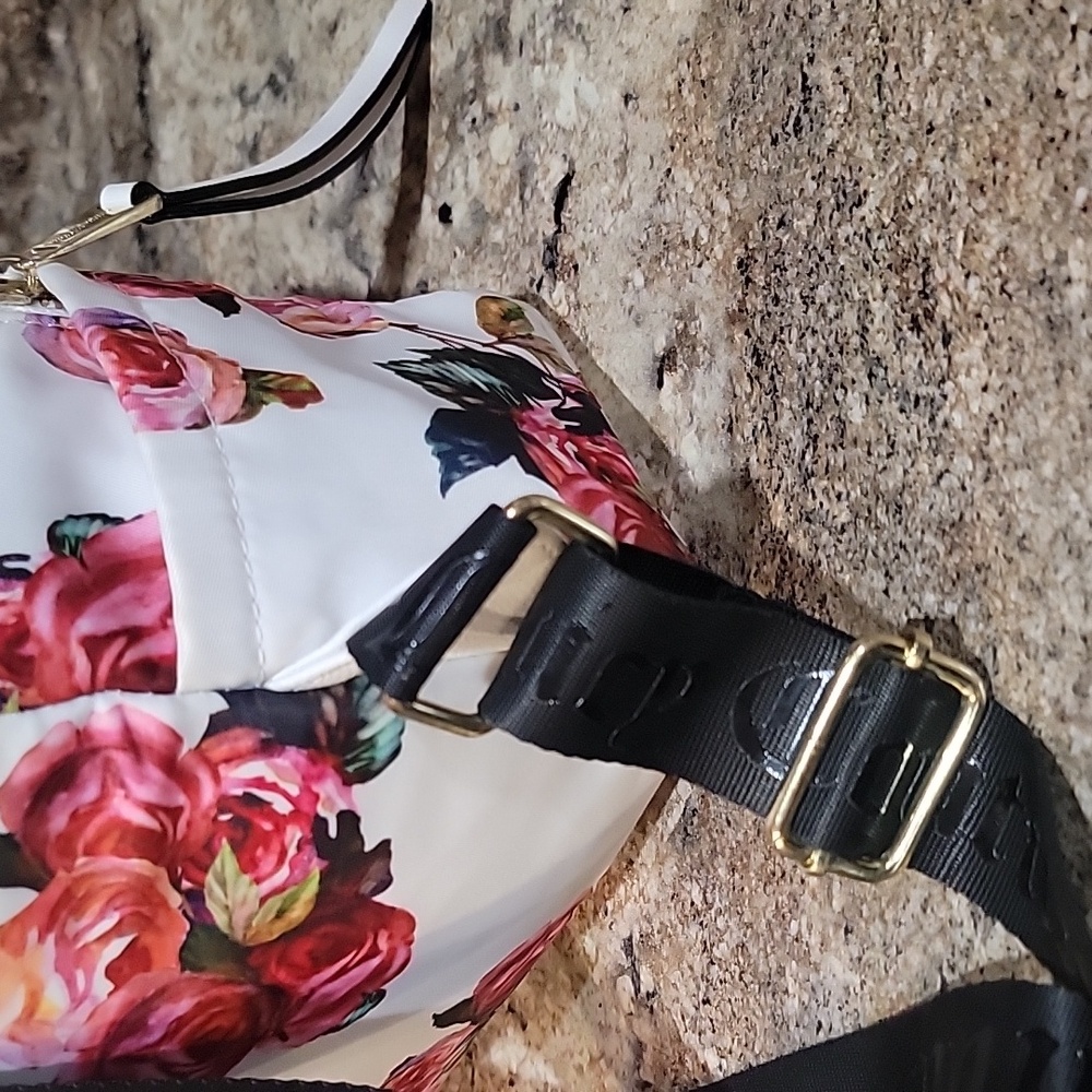 Juicy Couture EUC Floral Rose Print Backpack - Picture 6 of 8